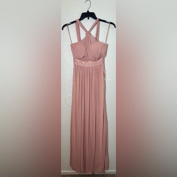 NWT Birdy Grey Kiko Dress in Mesh Rose Quartz - Picture 2 of 5